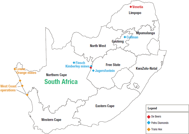 De Beers Venetia diamond mine-the biggest diamond mine in South Africa