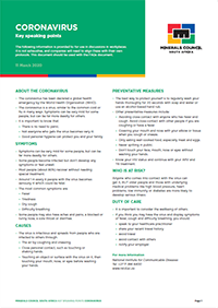 Key speaking points [icon]