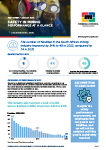 Safety performance at a glance factsheet 2023