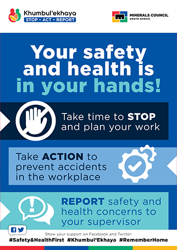 Your safety is in your hands – take time to stop, act and report concerns [cover]