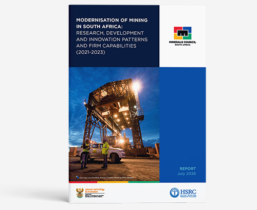 Modernisation of mining in South Africa - report cover