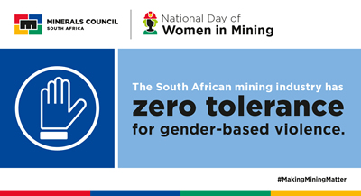 The SA mining industry has zero tolerance for gender-based violence [thumbnail]