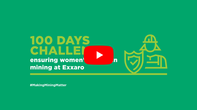 100 DAYS CHALLENGE: ensuring women’s safety in mining at Exxaro [video]