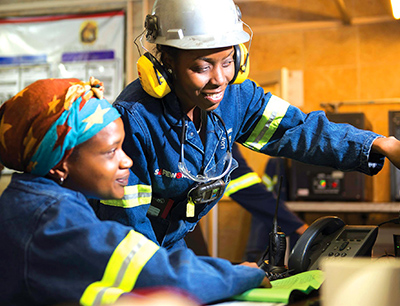 Women in mining in South Africa